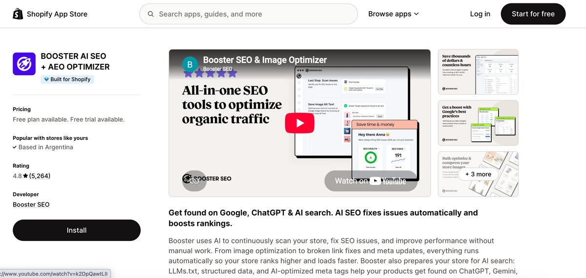 Booster SEO App