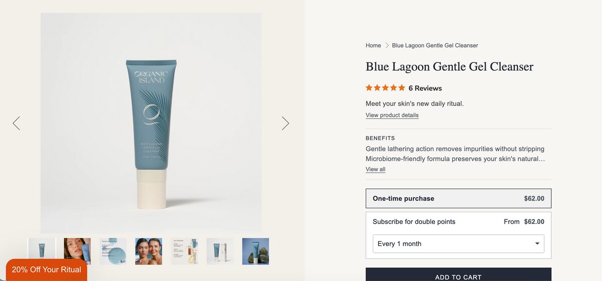 Gentle Gel Cleanser for online selling