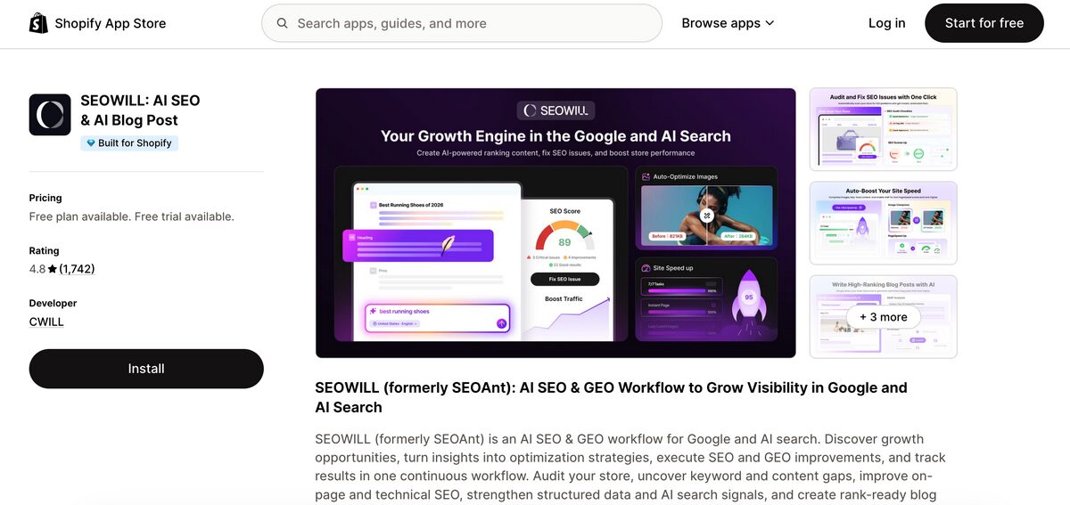 SEOWILL AI SEO & AI Blog Post