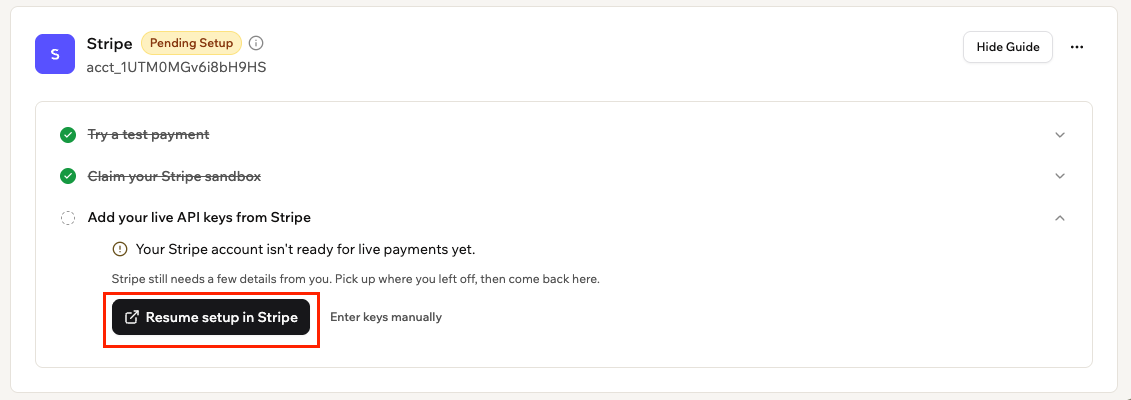 Complete Stripe Setup for payments in a Base44 e-commerce store